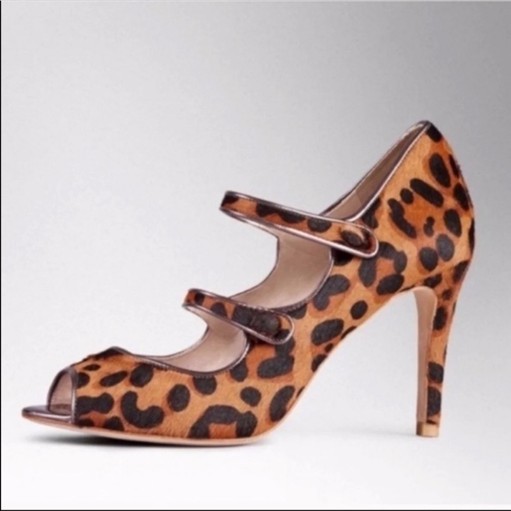 Boden Leopard Print Cordelia Calf Hair Heels, Animal Print, Size 39